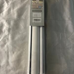 White cordless zebra window Blinds 18” by 72”